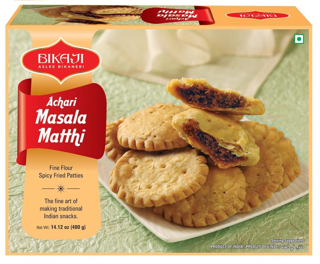 Bikaji Achari Masala Matthi 400g