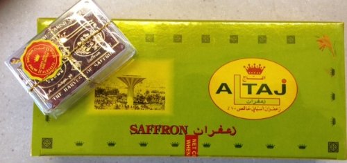 Altaj Spanish Pure Saffron, Best Choice Quality, 1 Gram (Pack of 12)