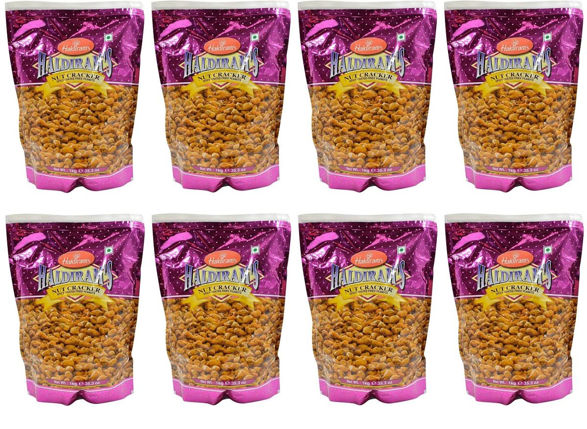 Wholesale Haldiram Spicy Coated Fried Cracker 1Kg  X 8 Pcs