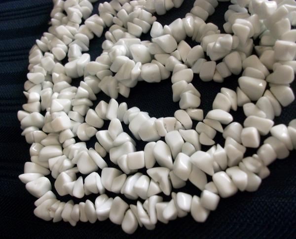 Ceramic Irregular White Trim Beads for Craft & Decor Ceramic Irregular White Trim Beads for Craft & Decor