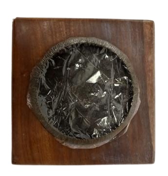 Sizzler Plate/Tray with Wooden Base in Square Shape - 8 x 8"