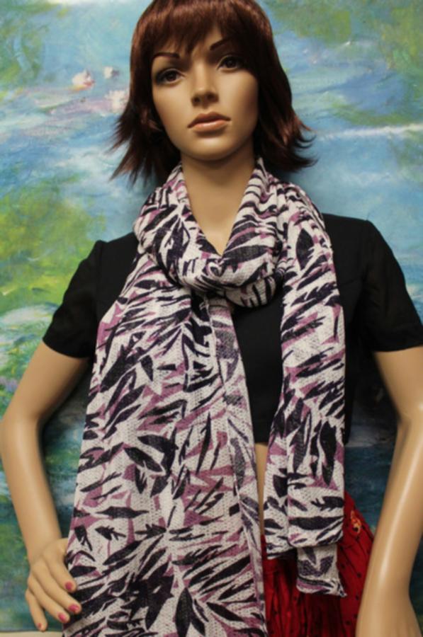 Scarf White Soft Weave Dupatta Chunni Shawl Wrap Shieno Sarees #564