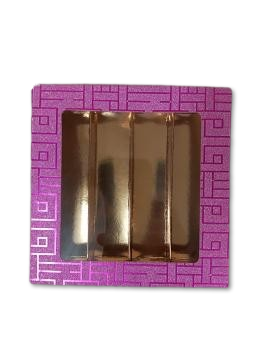 Fancy Decorative Design Square Empty Sweet Boxes - 500 Gms