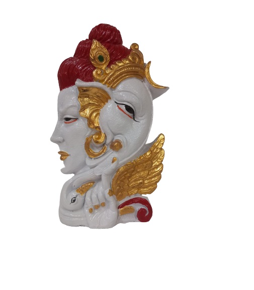 White Shiva and Ganesh Statue - Beautifully Crafted Hindu Deity Sculpture