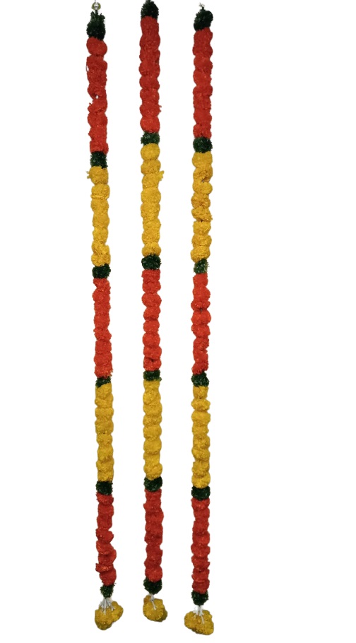 6ft Indian Garlands - Add Elegance to Your Celebrations (Design #1) 6ft Indian Garlands - Add Elegance to Your Celebrations (Design #1)