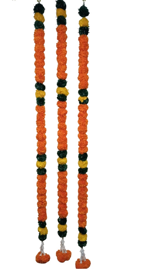 6ft Indian Garlands - Add Elegance to Your Celebrations (Design #2) 6ft Indian Garlands - Add Elegance to Your Celebrations (Design #2)