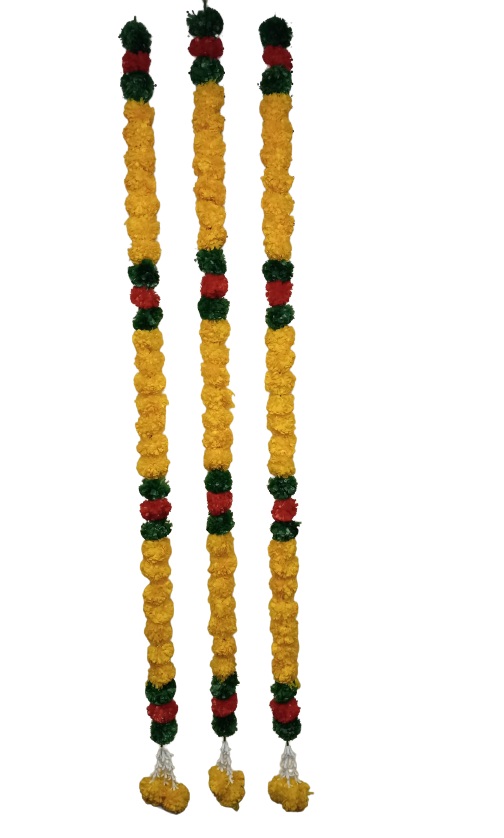 6ft Indian Garlands - Add Elegance to Your Celebrations (Design #3) 6ft Indian Garlands - Add Elegance to Your Celebrations (Design #3)