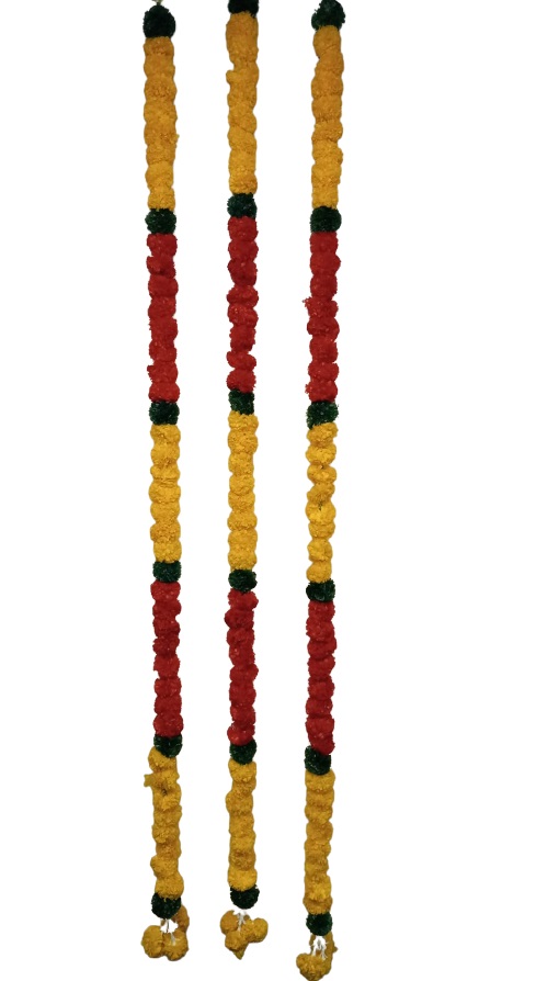 6ft Indian Garlands - Add Elegance to Your Celebrations (Design #4) 6ft Indian Garlands - Add Elegance to Your Celebrations (Design #4)