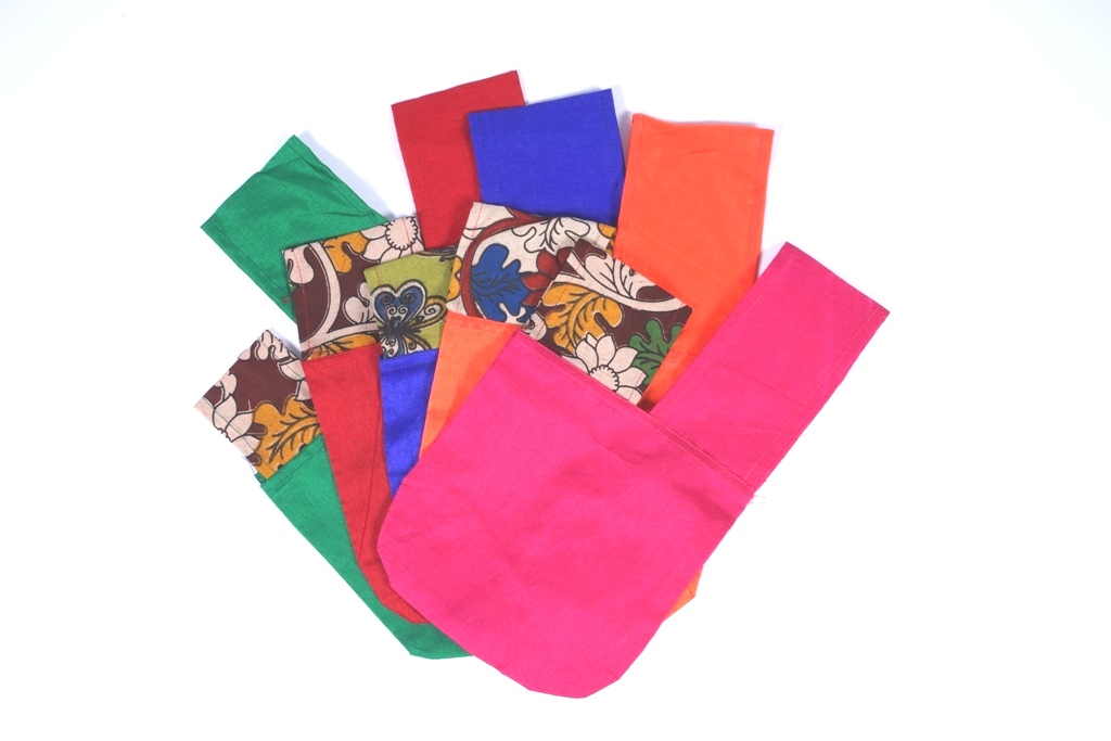 Beautiful Bag With Stylish Knot Handle - Set of 5
