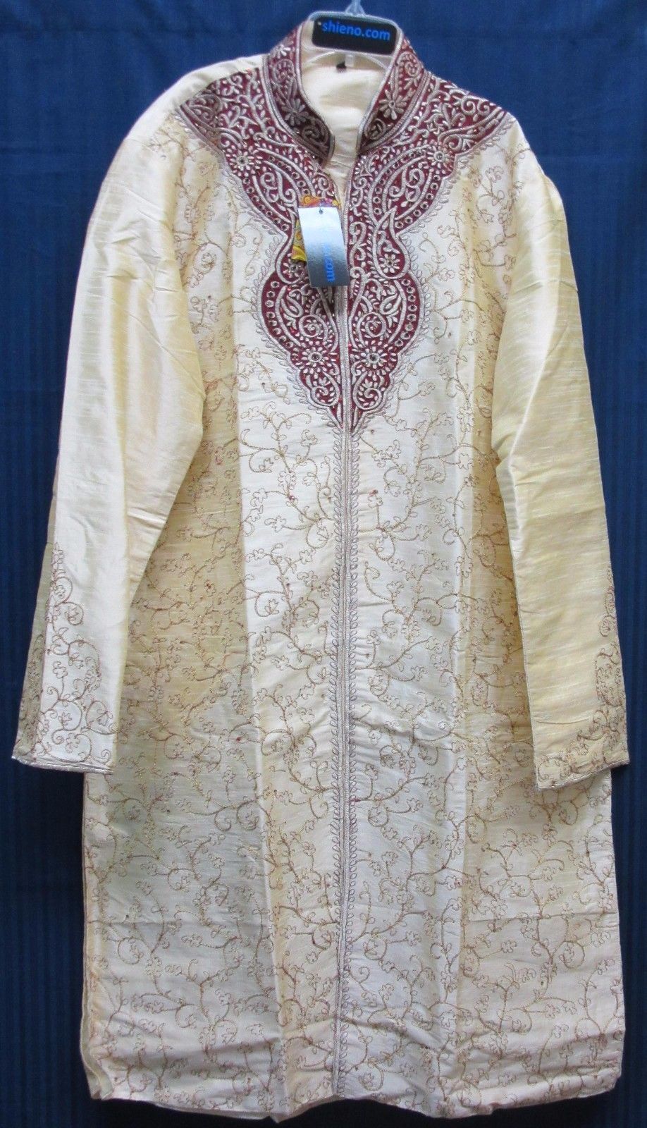 Men's Sherwani Kurta (Kameez) Pajama & Dupatta Set (XL) Men's Sherwani Kurta (Kameez) Pajama & Dupatta Set (XL)