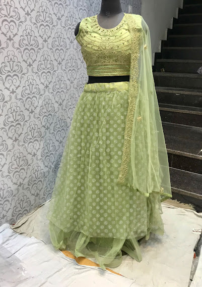 Lehenga Pastel Angoori Net Party Wear Lehenga Set Medium Size Choli Lehenga Pastel Angoori Net Party Wear Lehenga Set Medium Size Choli