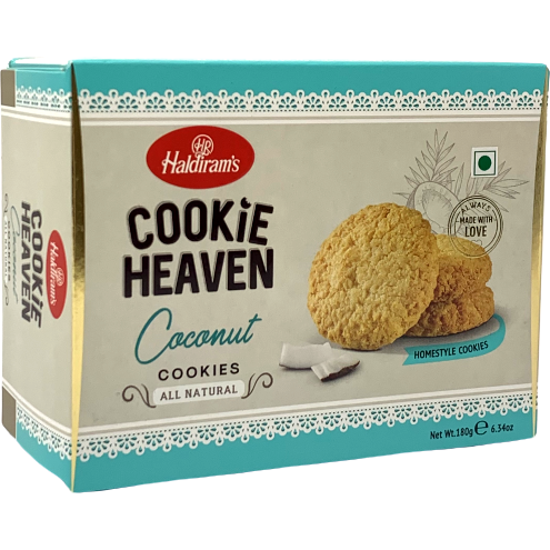 Wholesale Haldiram Cookie Heaven Coconut Cookies 180 gm X 24 Pcs Wholesale Haldiram Cookie Heaven Coconut Cookies 180 gm X 24 Pcs