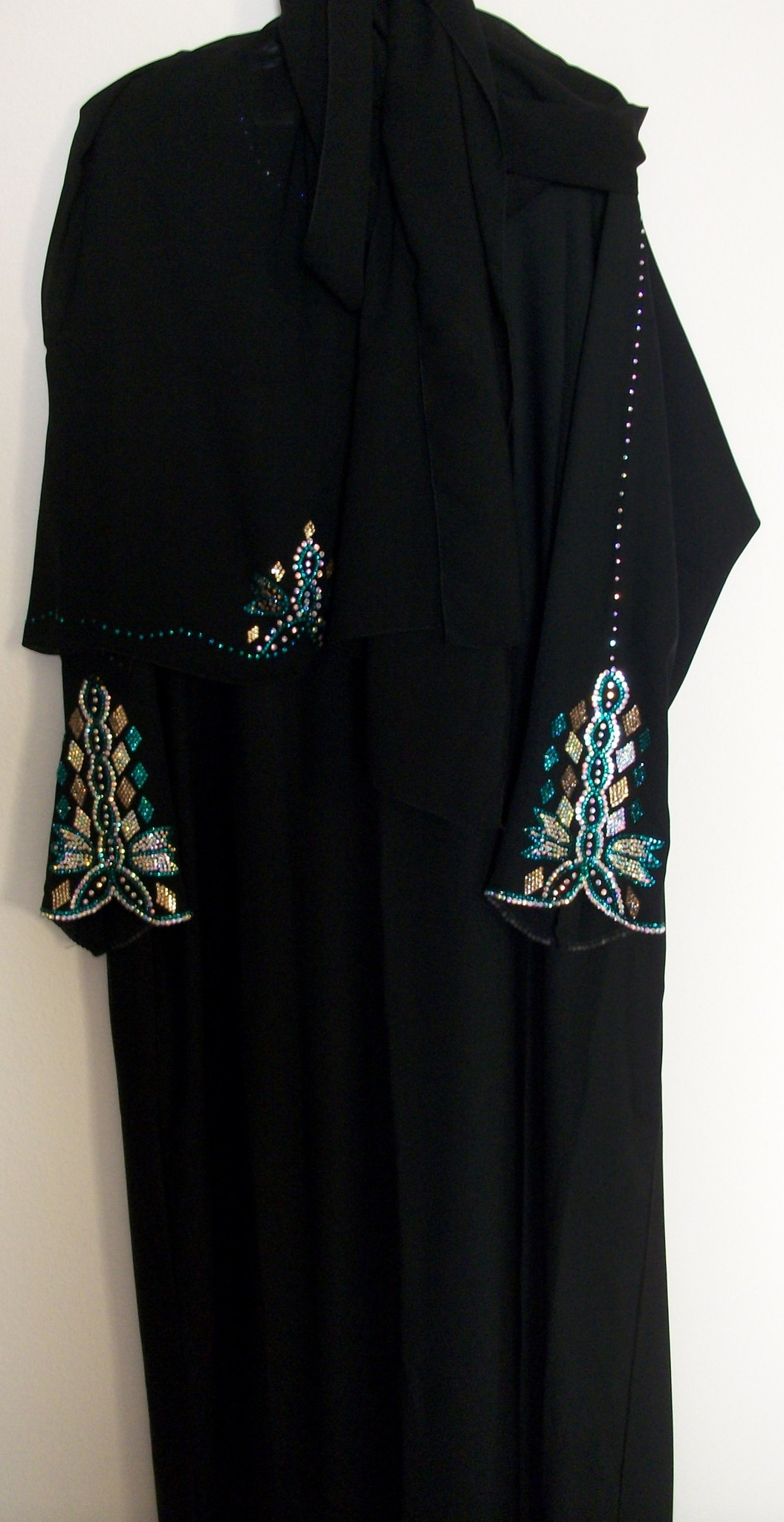 Abaya Dubai Sheela Black Abaya Shieno Sarees #591