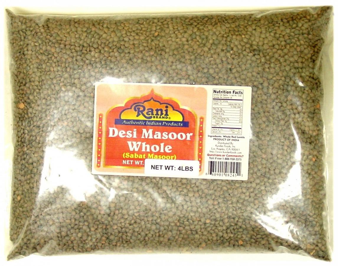 Rani Desi Masoor Whole 4Lbs