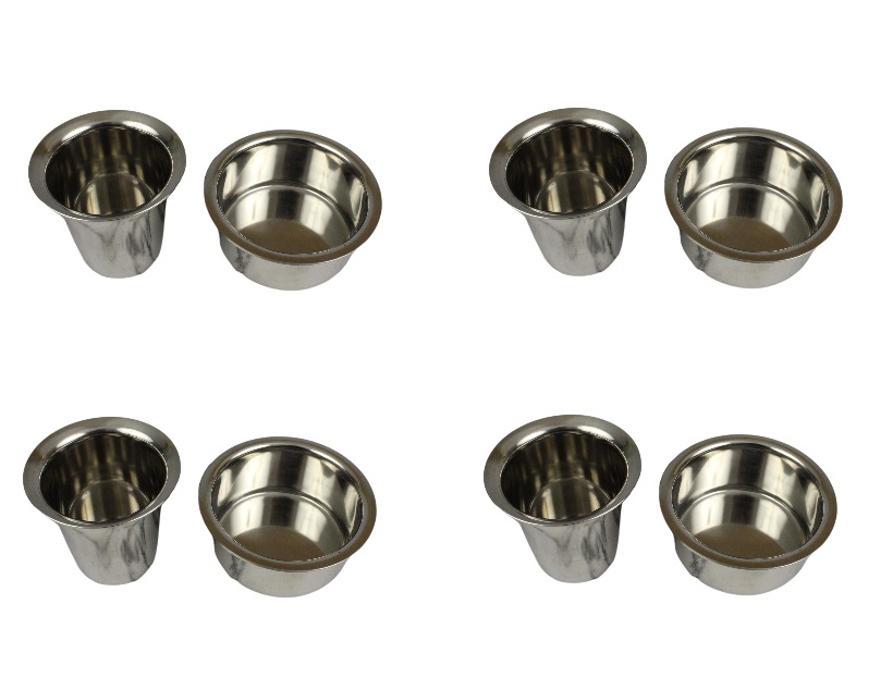 4 Set Stainless Steel Coffee Dabra & Rampatra 5.5 for Home / Restaurant 4 Set Stainless Steel Coffee Dabra & Rampatra 5.5 for Home / Restaurant