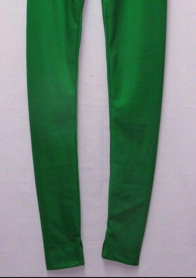 Green Churidar Crepe Pants, Salwar Pajami for Women (L) Green Churidar Crepe Pants, Salwar Pajami for Women (L)