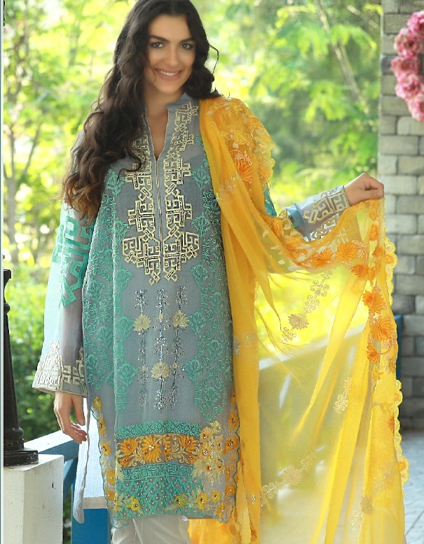 Maria B Pleasing Designer Salwar Kameez Bollywood Embroidered Suit #3