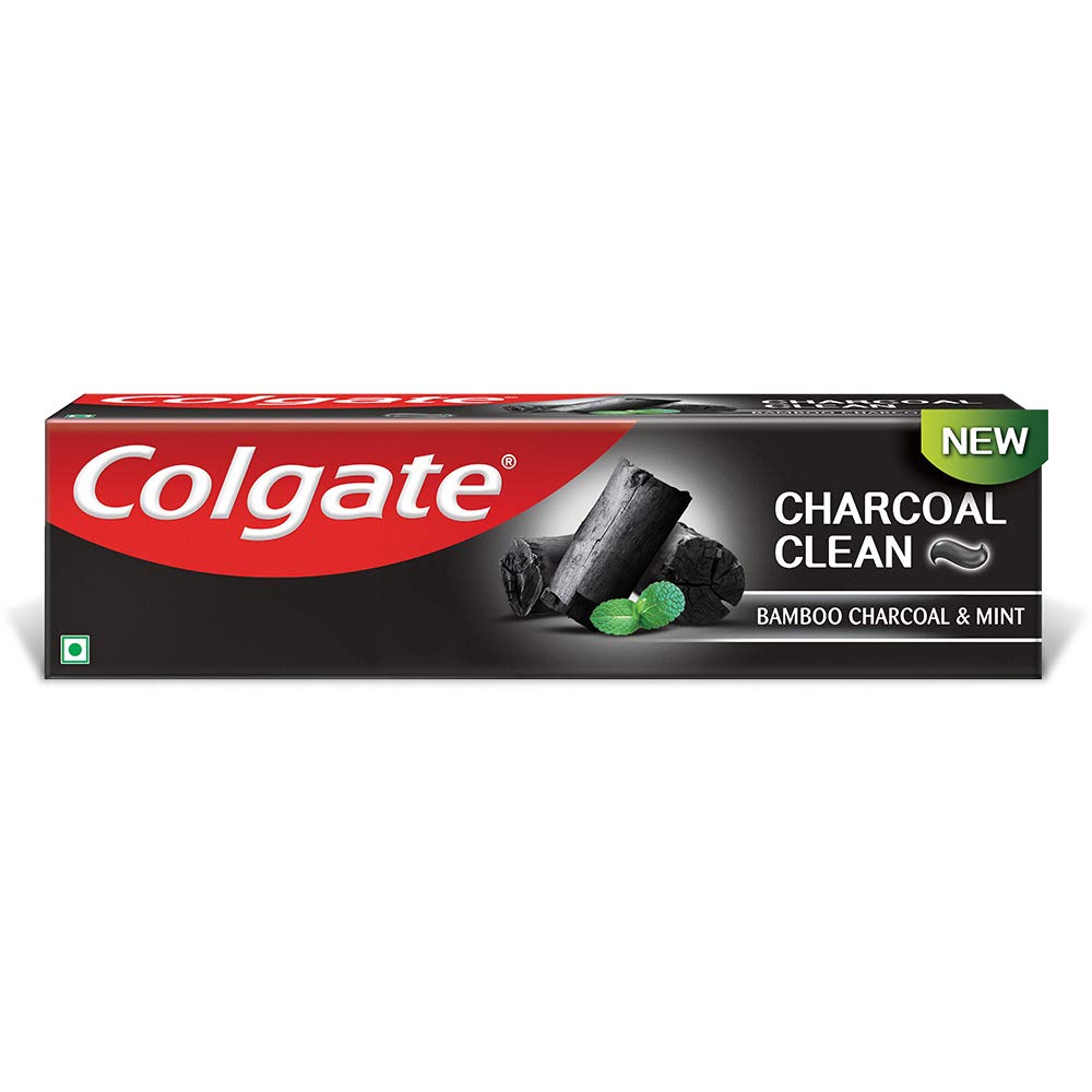 Colgate Charcoal Clean Toothpaste, Bamboo Charcoal and Mint - 120 g