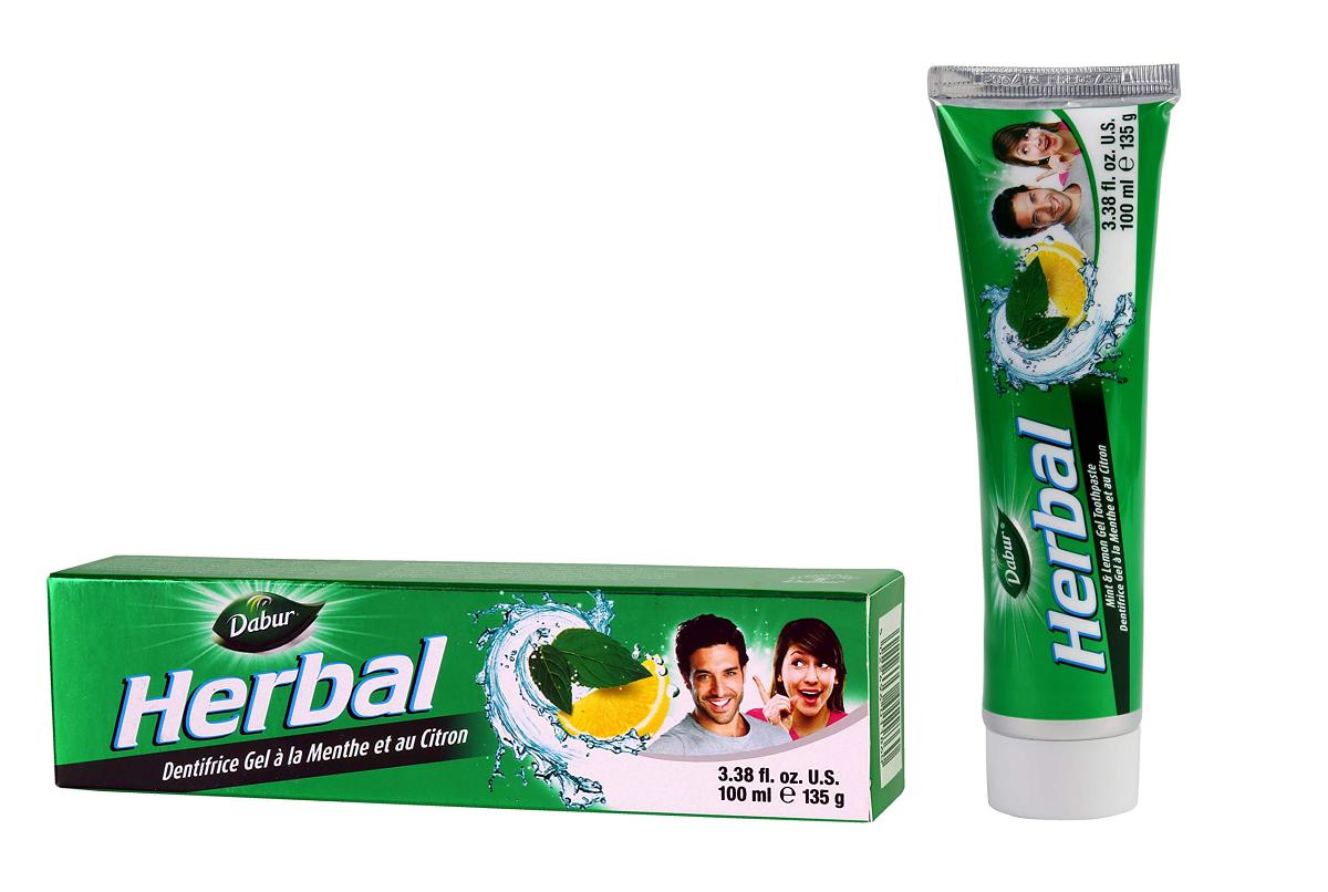 Dabur Herbal Mint & Lemon Gel Toothpaste