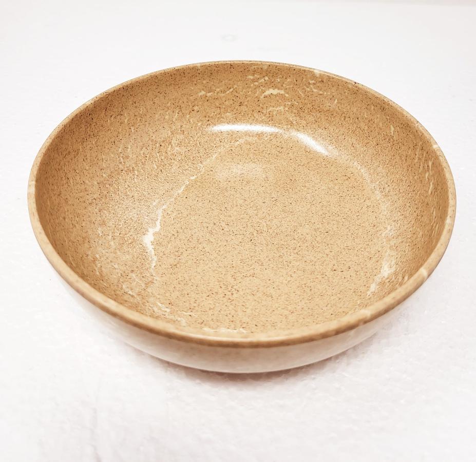 Vintage Ellingers Agatized Wooden Bowl Size 60