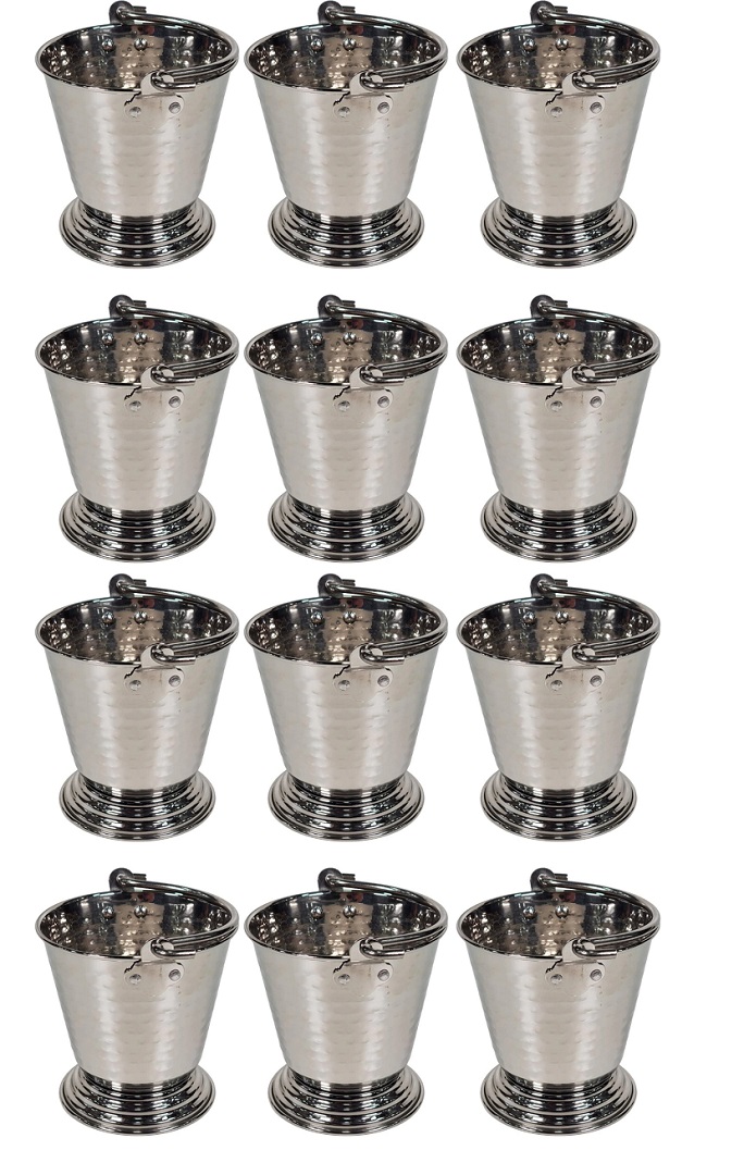 12 Pcs SS serving Gravy Bucket / Serving Balti 14Oz - 17 Oz for Restaurants 12 Pcs SS serving Gravy Bucket / Serving Balti 14Oz - 17 Oz for Restaurants