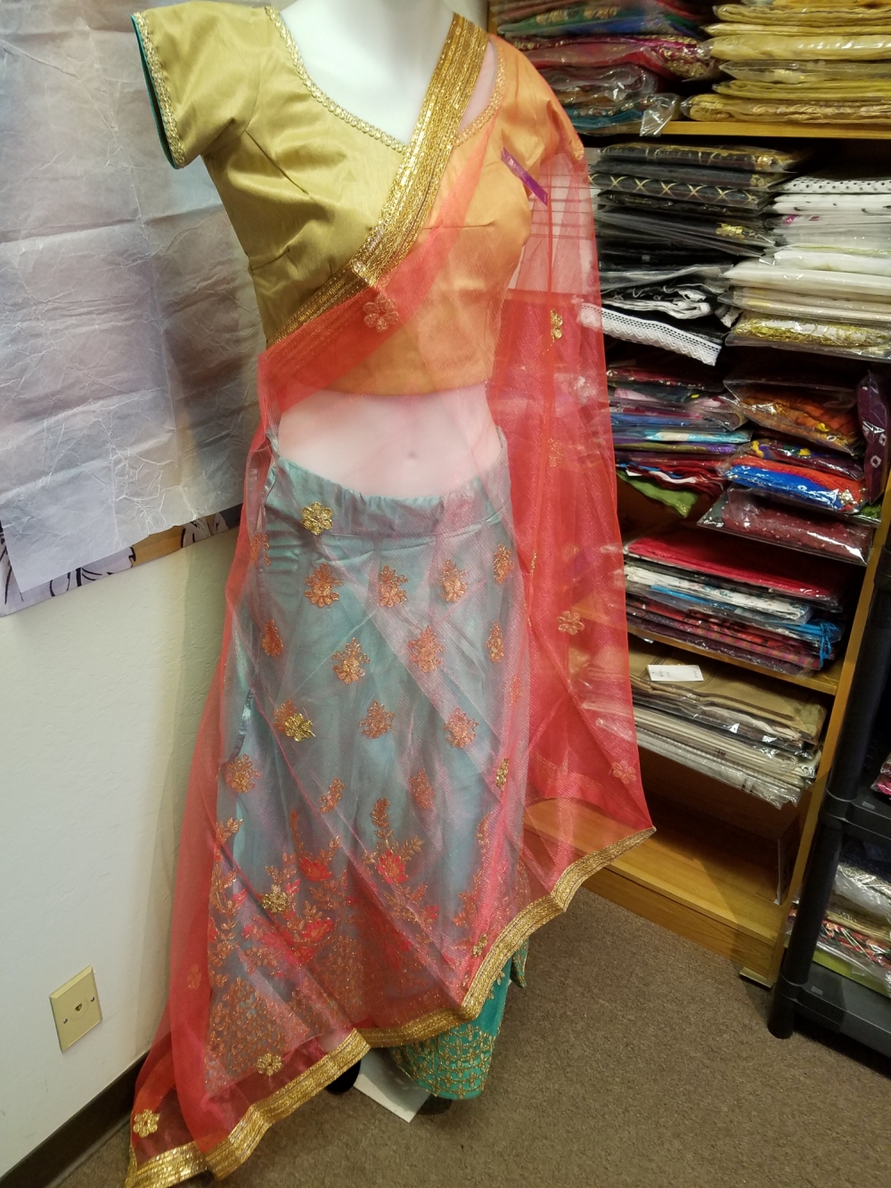 small ghagra choli