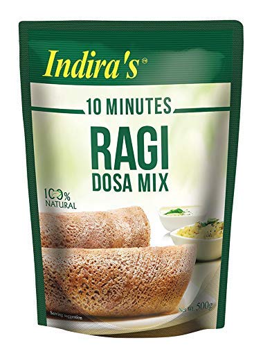 Indira's 10 Minutes Ragi Dosa Mix- 500 gms