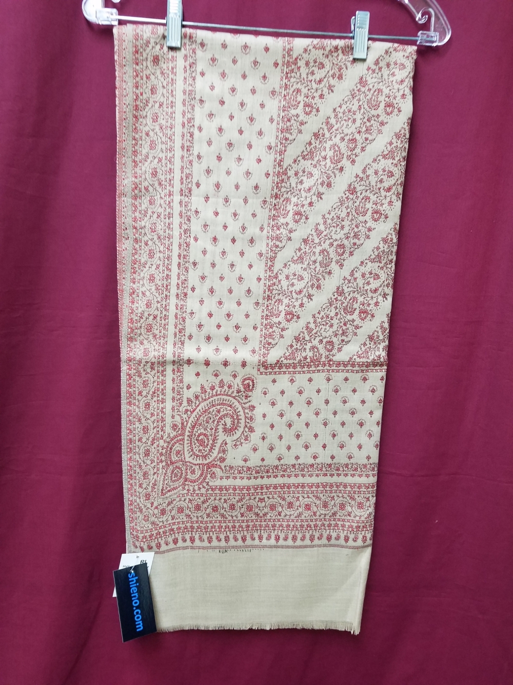 Shawl 6120 Beige Pashmina Angora Winter Wear Wrap Shawl Shieno Sarees Shawl 6120 Beige Pashmina Angora Winter Wear Wrap Shawl Shieno Sarees