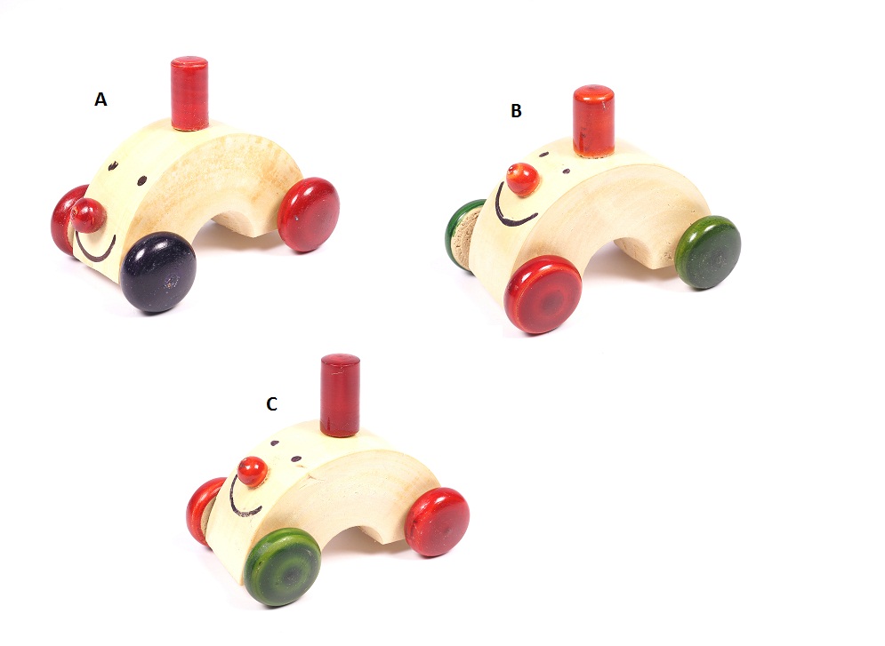 Handcrafted Wooden Channapatna Toy Nano Car 