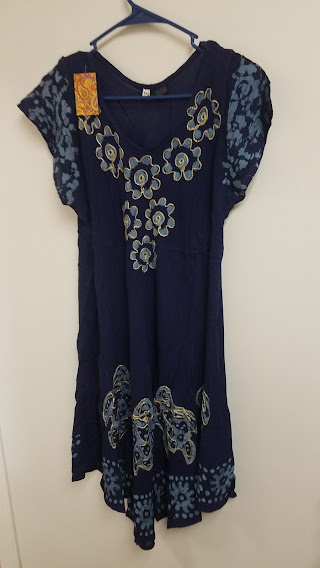 Solid Colors Rayon Printed Big Flare Kurti Tunic (L-XL) #6231520