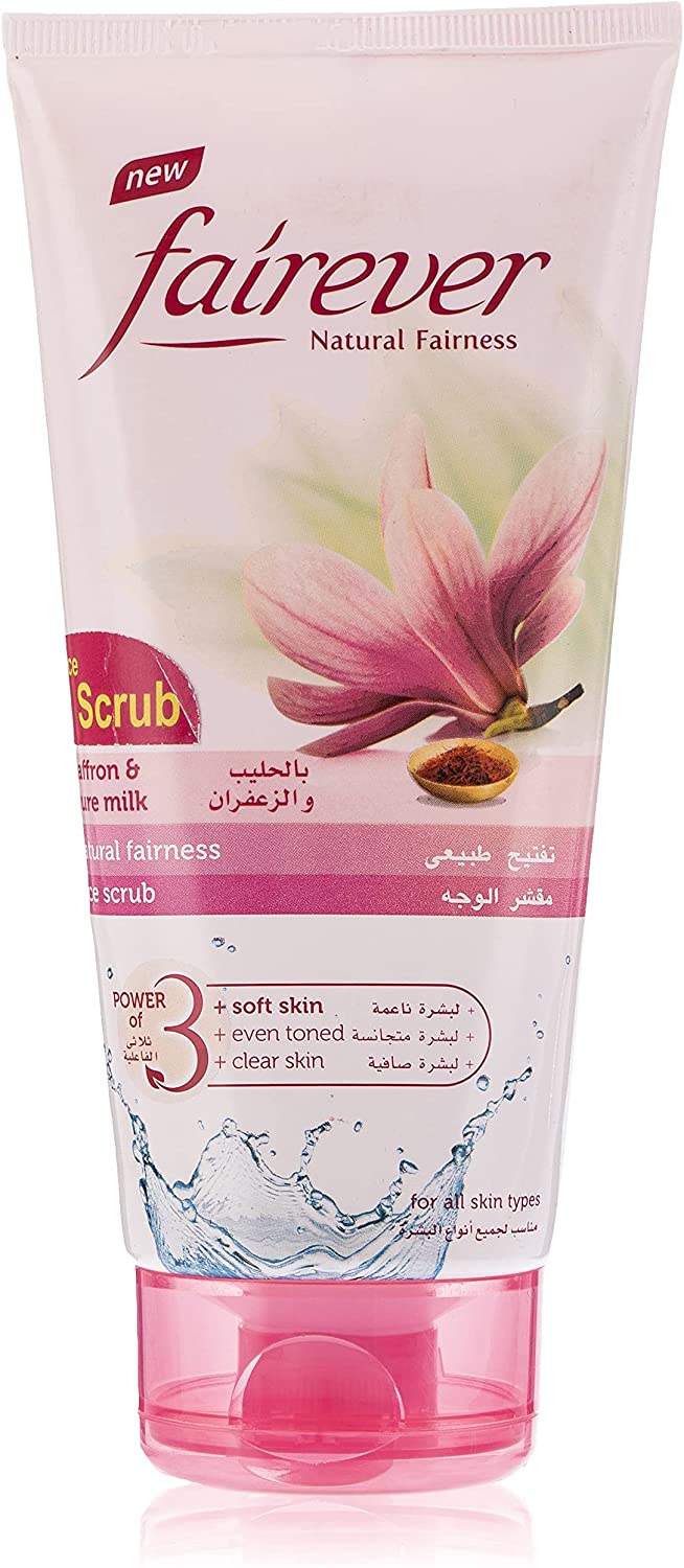 Fairever Saffron+Milk Face Scrub 150 Ml