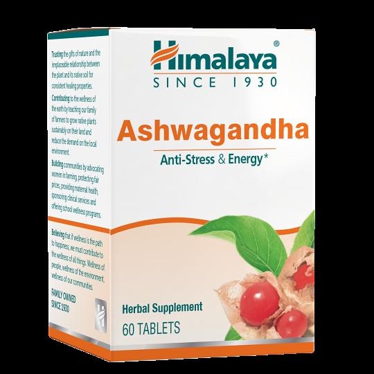 Himalaya Ashwagandha Capsules 60 Count