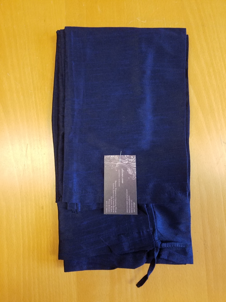 Navy Blue Tussar Palazzo Pant Trouser for Women 38" Length Navy Blue Tussar Palazzo Pant Trouser for Women 38" Length