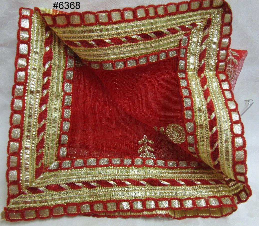 Mata Ki Chunari 6368 Red & Gold Chunni Dupatta for Pooja Mata Ki Chunari 6368 Red & Gold Chunni Dupatta for Pooja
