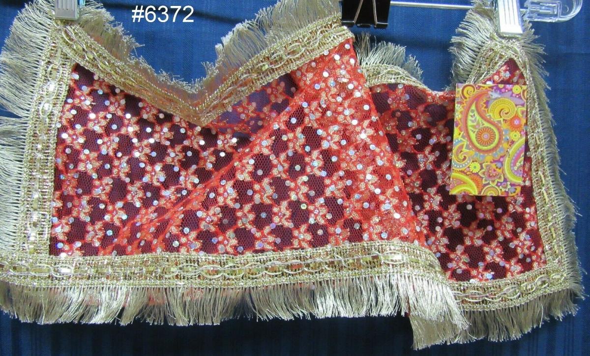Mata Ki Chunari 6372 Red & Gold Chunni Dupatta for Pooja Mata Ki Chunari 6372 Red & Gold Chunni Dupatta for Pooja