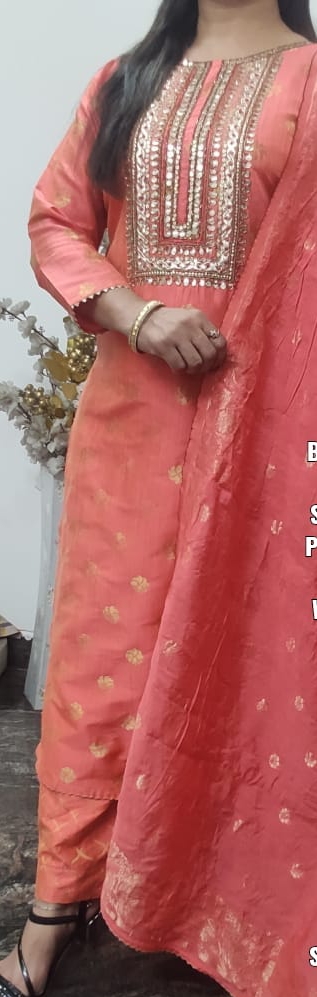 Traditional Palazzo Kameez Dupatta Small Medium Size Banarsi Suits #6381110 Traditional Palazzo Kameez Dupatta Small Medium Size Banarsi Suits #6381110