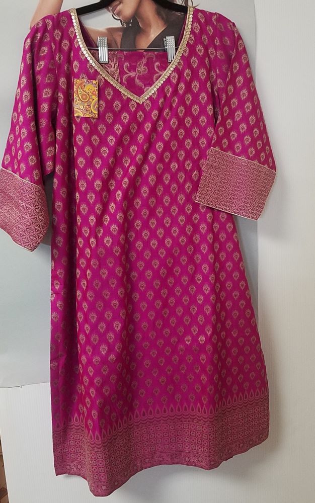 Banarsi Jacquard Pattern Salwar Kameez Dupatta (Large / Plus Size) Banarsi Jacquard Pattern Salwar Kameez Dupatta (Large / Plus Size)