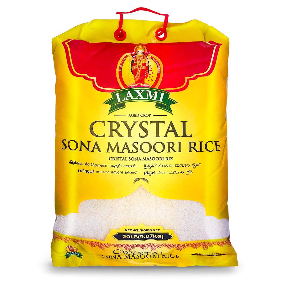 Laxmi Crystal Sonamasuri Rice 20 lbs