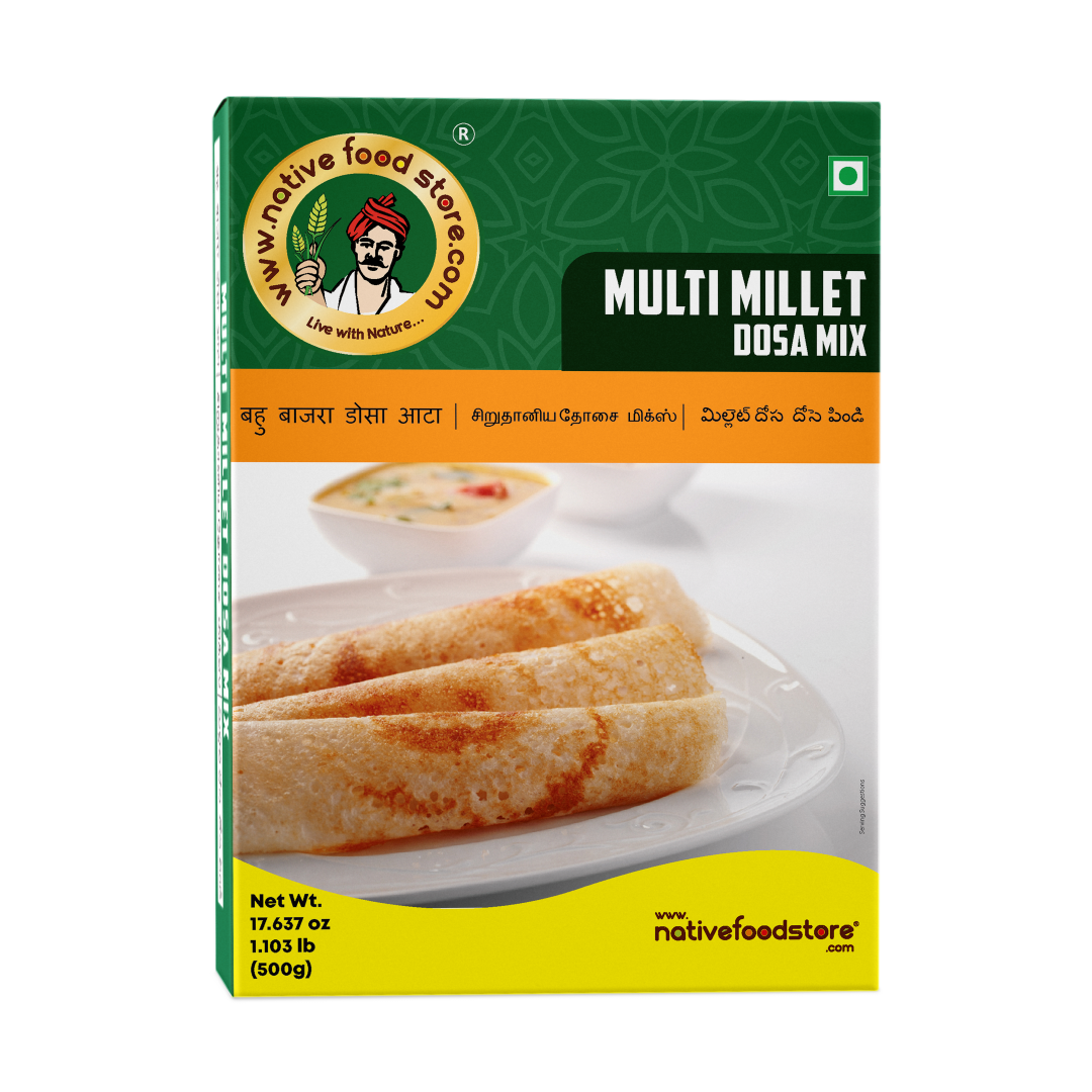 NativeFoodStore Multi Millet Dosa Mix 500g