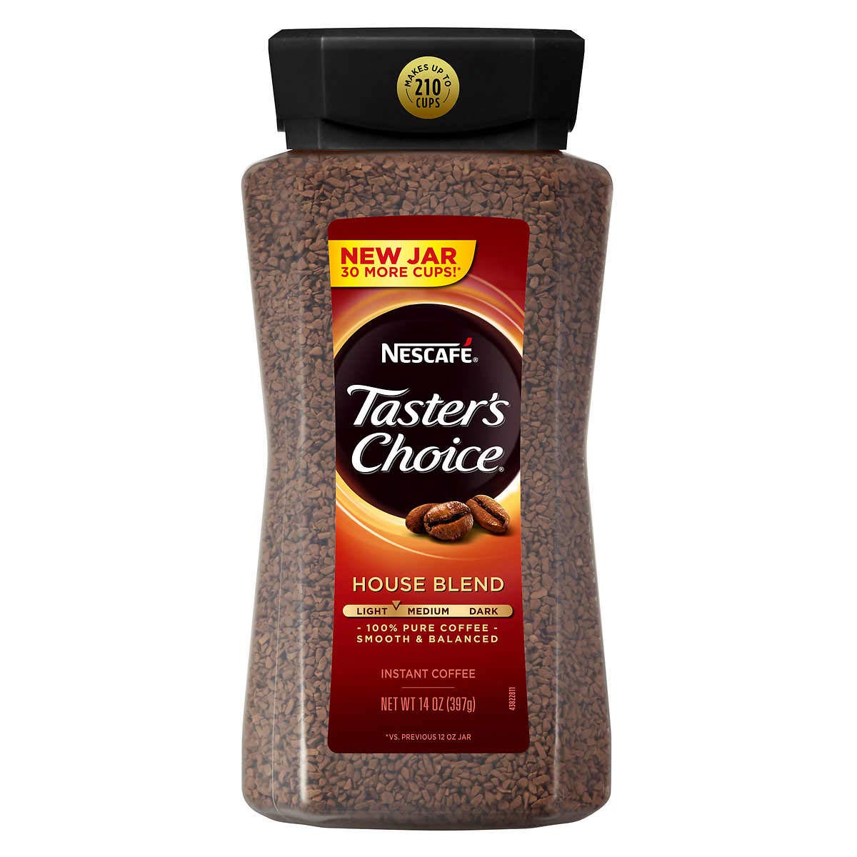 Nescaf Tasters Choice Lt Med House Blend Instant Coffee 14 Oz Nescaf Tasters Choice Lt Med House Blend Instant Coffee 14 Oz