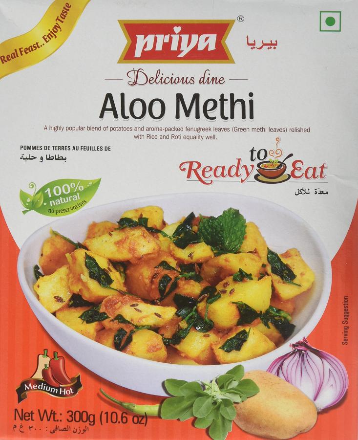 Priya Ready To Eat- Aloo Methi 300 gms