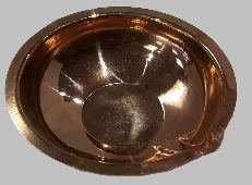 Copper big diya 7" wide