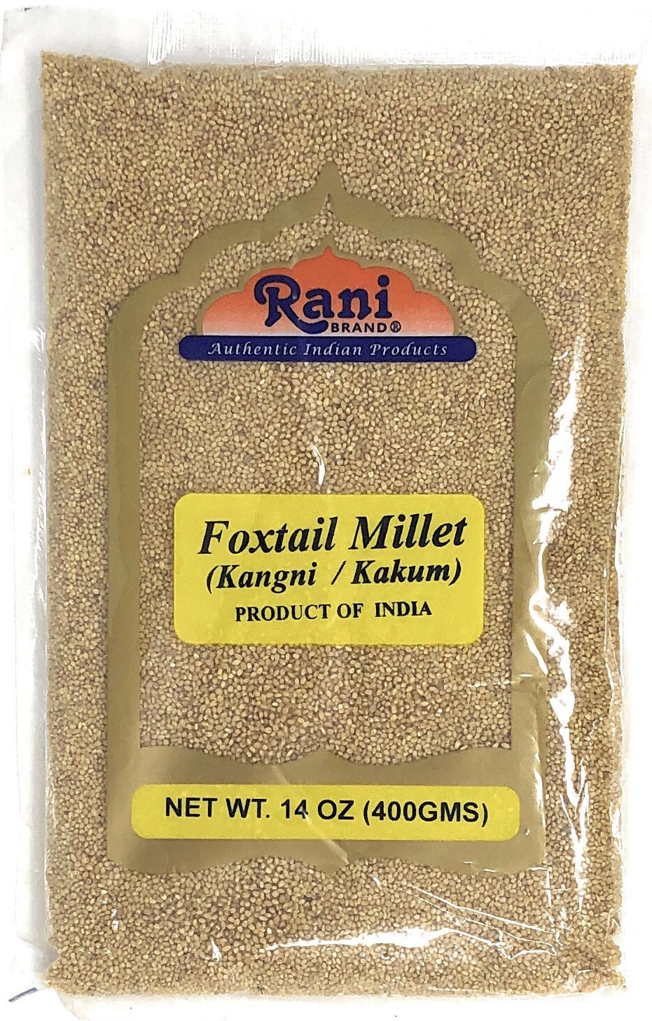Rani Foxtail Millet Polished (Setaria italica) Ancient Grains 400g (14oz)