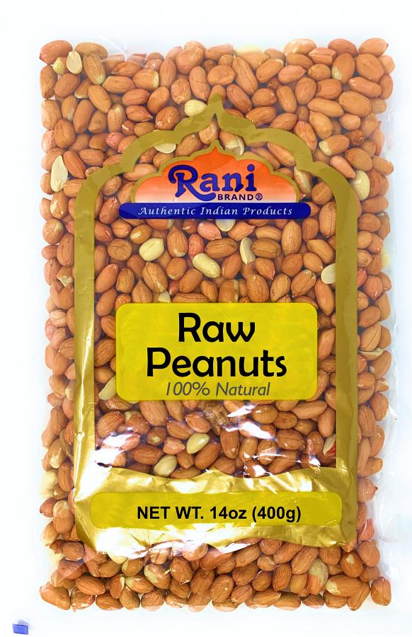 Rani Peanuts, Raw Whole \w Skin (uncooked, unsalted) 14oz (400g) Rani Peanuts, Raw Whole \w Skin (uncooked, unsalted) 14oz (400g)