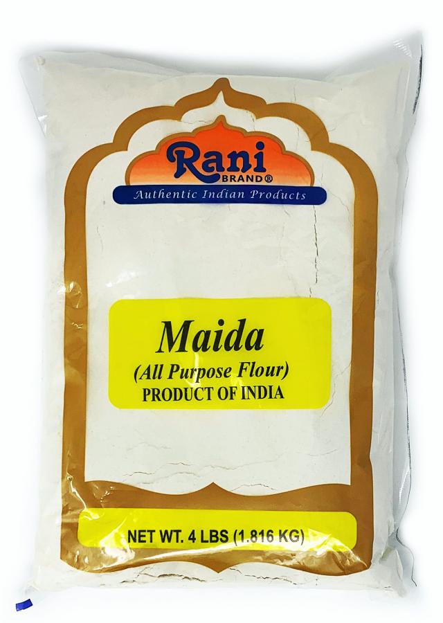 Rani Maida Flour (Indian All Purpose Flour) 4lbs (64oz) Bulk ~ All Natural | Vegan | Indian Origin Rani Maida Flour (Indian All Purpose Flour) 4lbs (64oz) Bulk ~ All Natural | Vegan | Indian Origin