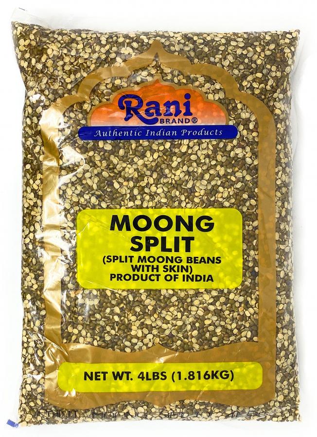 Rani Moong Split (Split Mung Beans \w skin) Lentils Indian 4lb (64oz) ~ All Natural | Gluten Free Ingredients | NON-GMO | Vegan… Rani Moong Split (Split Mung Beans \w skin) Lentils Indian 4lb (64oz) ~ All Natural | Gluten Free Ingredients | NON-GMO | Vegan…