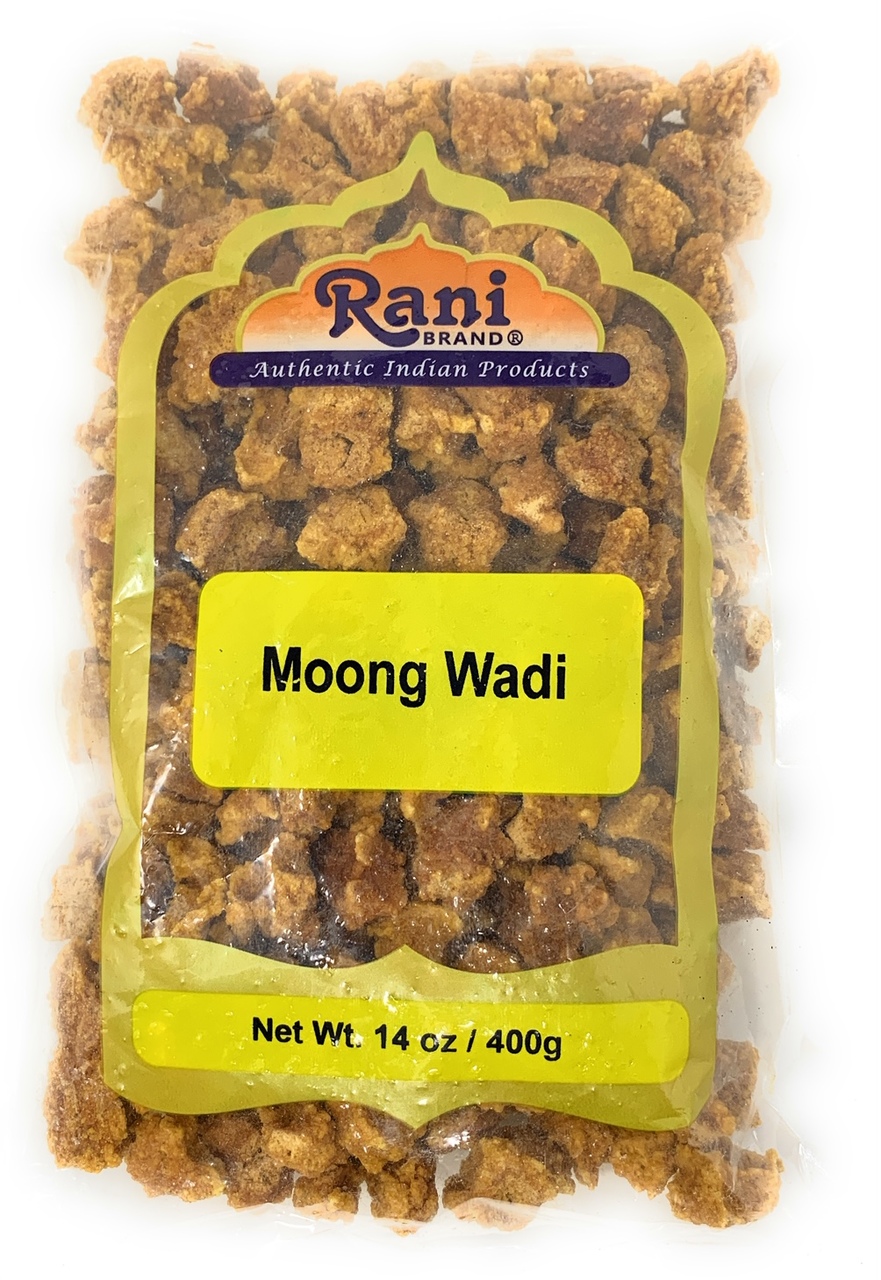 Rani Moong Wadi (Vadi), Lentil Spiced Nugget / Chunks 14oz (400g) ~ High Protein, All Natural | Vegan | No Colors | Indian Origin