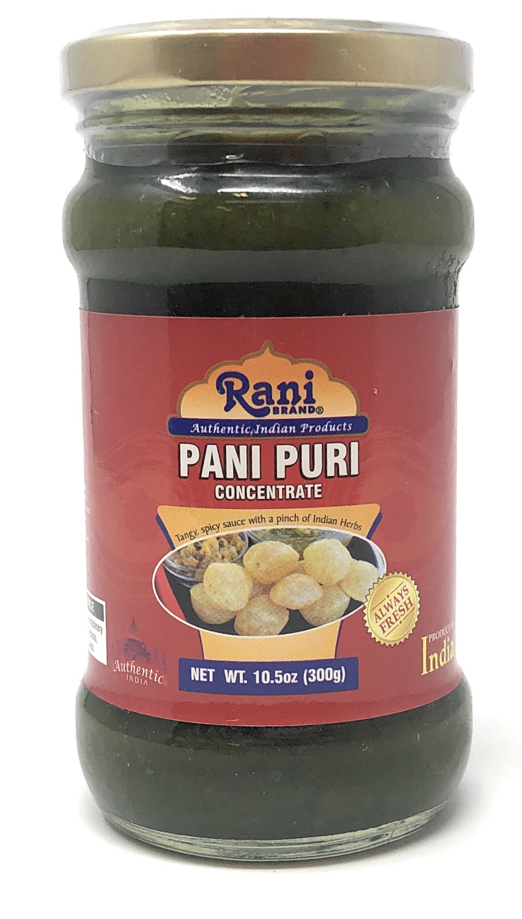 Rani Pani Puri Concentrate (Sweet & Spicy Pani Water / Spicy Water) 300g Rani Pani Puri Concentrate (Sweet & Spicy Pani Water / Spicy Water) 300g