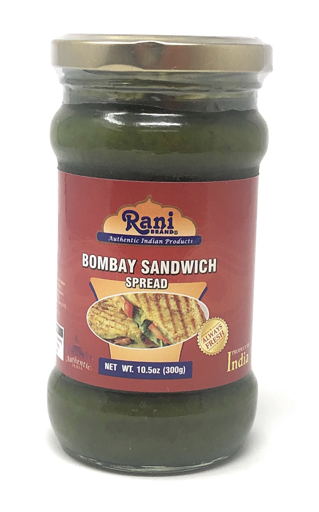 Rani Bombay Sandwich Spread, Mild (Mint & Coriander), Ready to eat 10.5oz