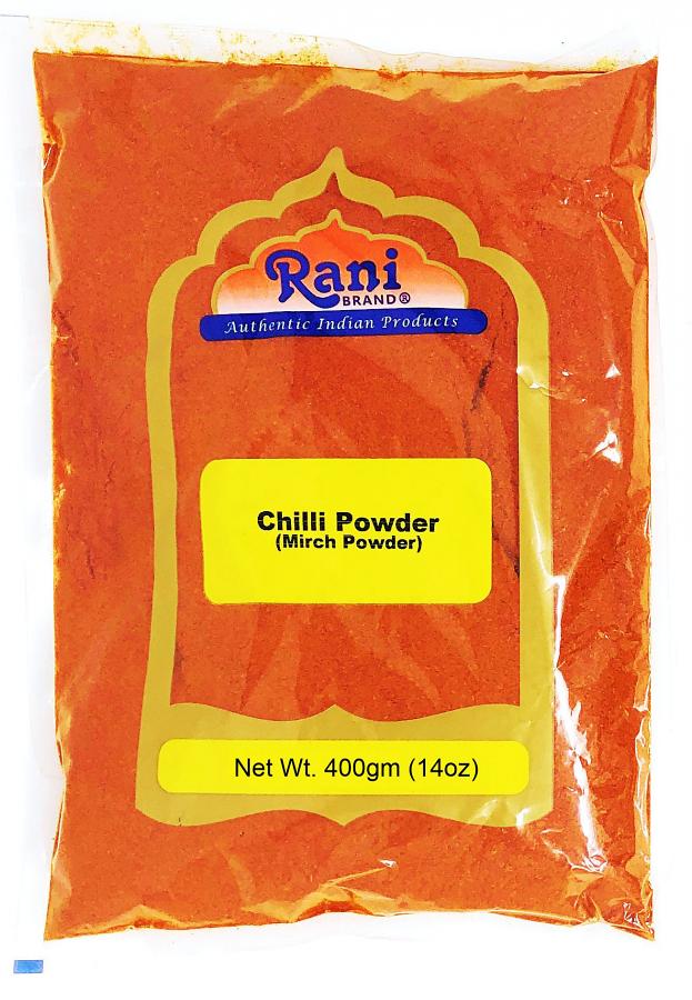 Rani Chilli Powder (Mirchi) Ground Indian Spice 14oz (400g) ~ All Natural, Salt-Free | Vegan | No Colors | Gluten Free Ingredients | NON-GMO | Indian Origin Rani Chilli Powder (Mirchi) Ground Indian Spice 14oz (400g) ~ All Natural, Salt-Free | Vegan | No Colors | Gluten Free Ingredients | NON-GMO | Indian Origin